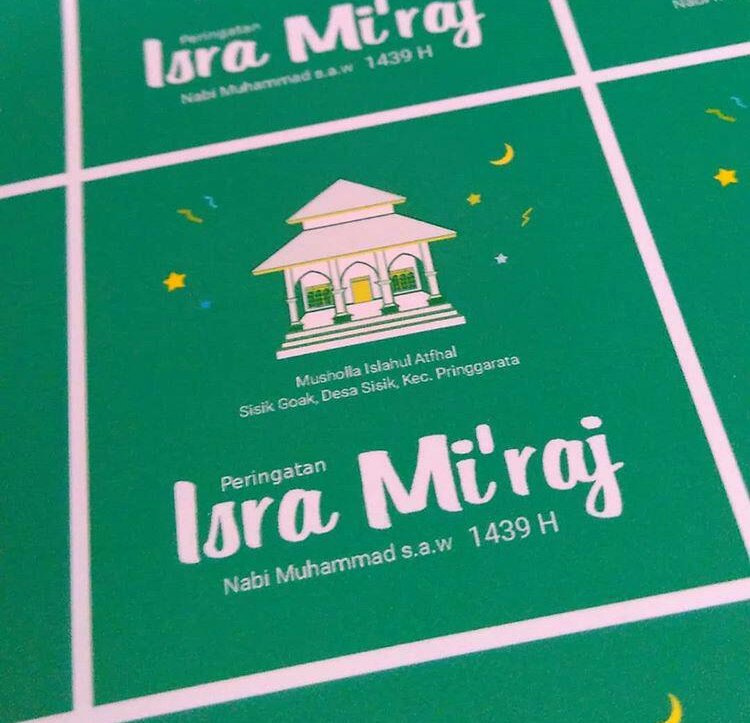 Sticker Isra Mikraj